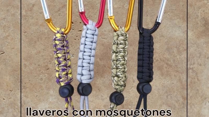 Taller de llaveros con mosquetón