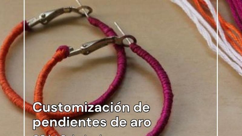 Customización de pendientes de aro