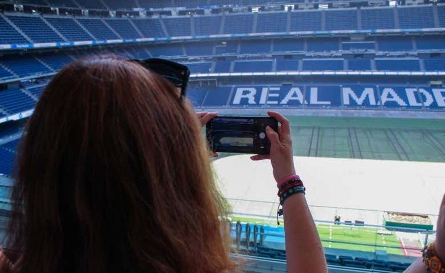 Visita guiada por el estadio Santiago Bernabéu