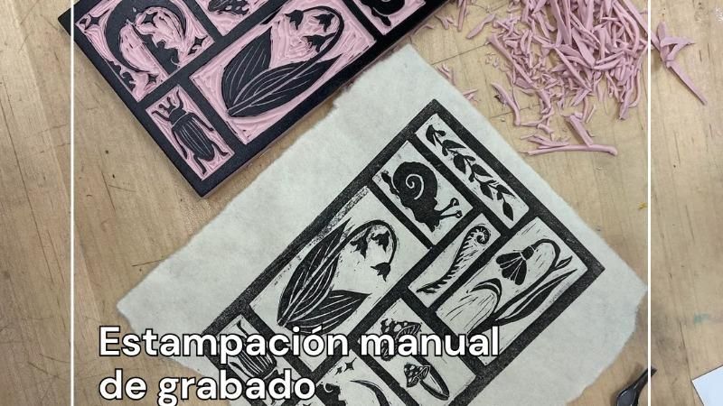 Estampación Manual de Grabado