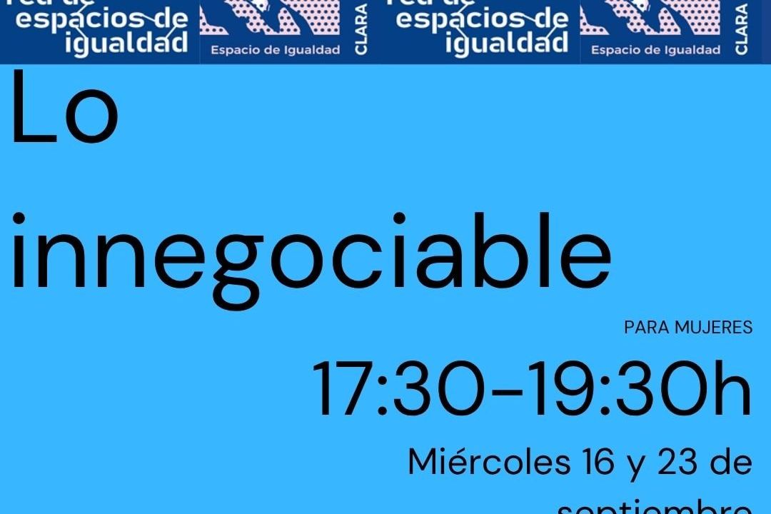 Lo innegociable