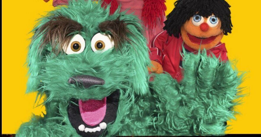 ¡Guau! El perro verde
