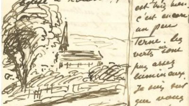 Cartas de artistas en la colección de Anne-Marie Springer