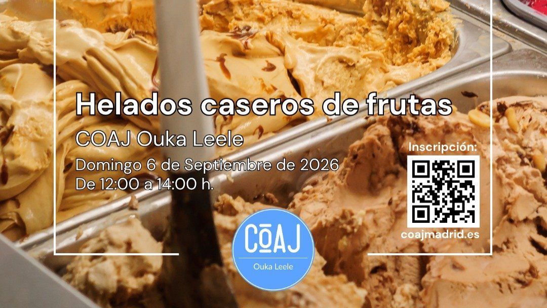 Helados caseros de frutas