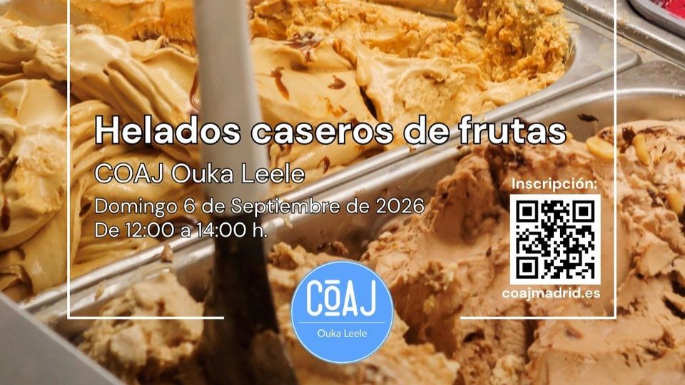 Helados caseros de frutas