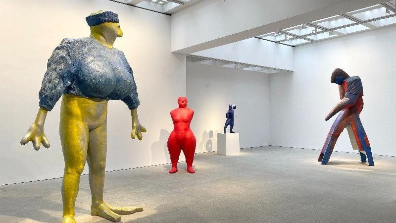 Exposición 'A filla da porteira' de Francisco Leiro en Galería Marlborough
