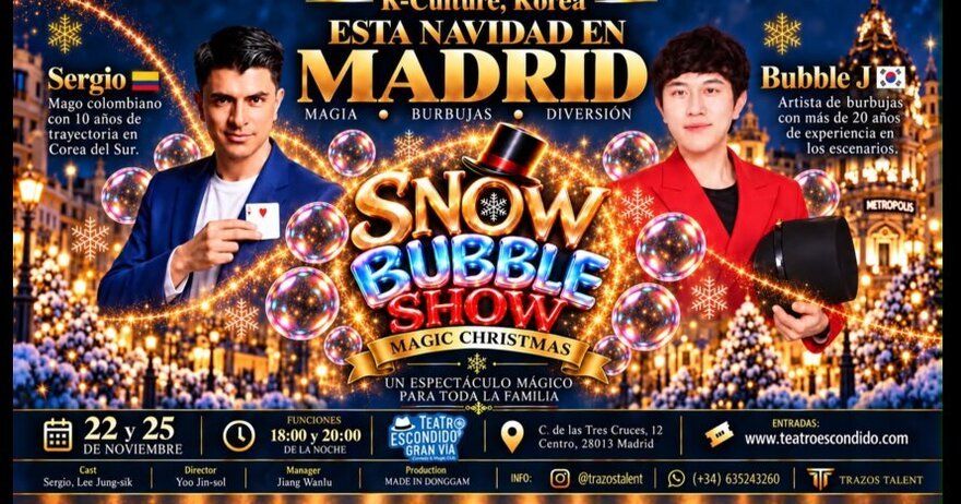 Snow Bubble Show