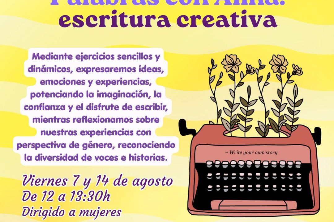 Palabras con alma: escritura creativa