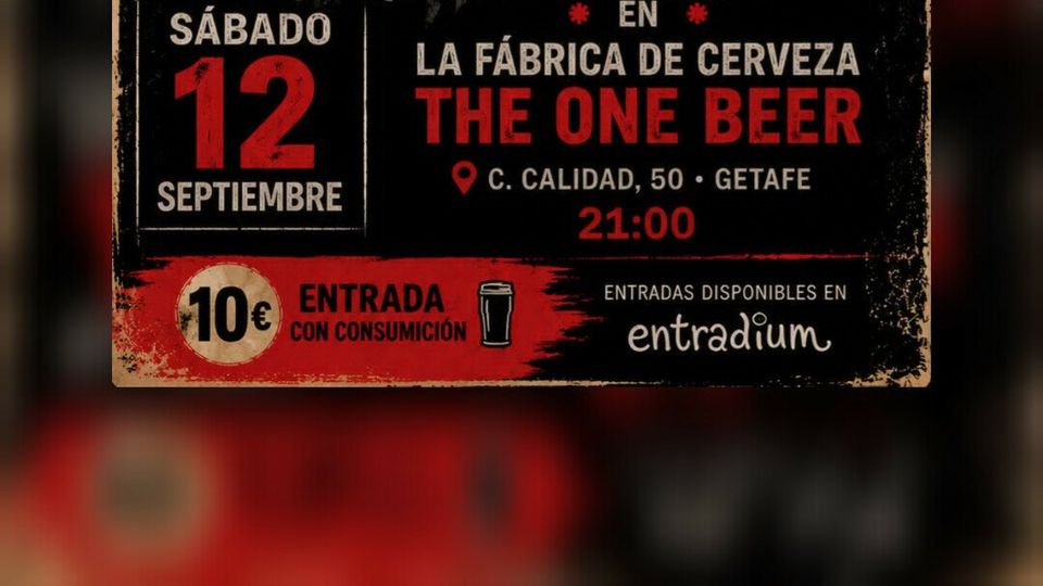 Tributo de Red hot chili peppers en fábrica de cerveza The one beer (Getafe)