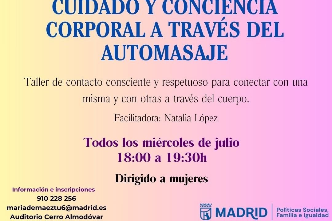 Cuidado y conciencia corporal a través del automasaje