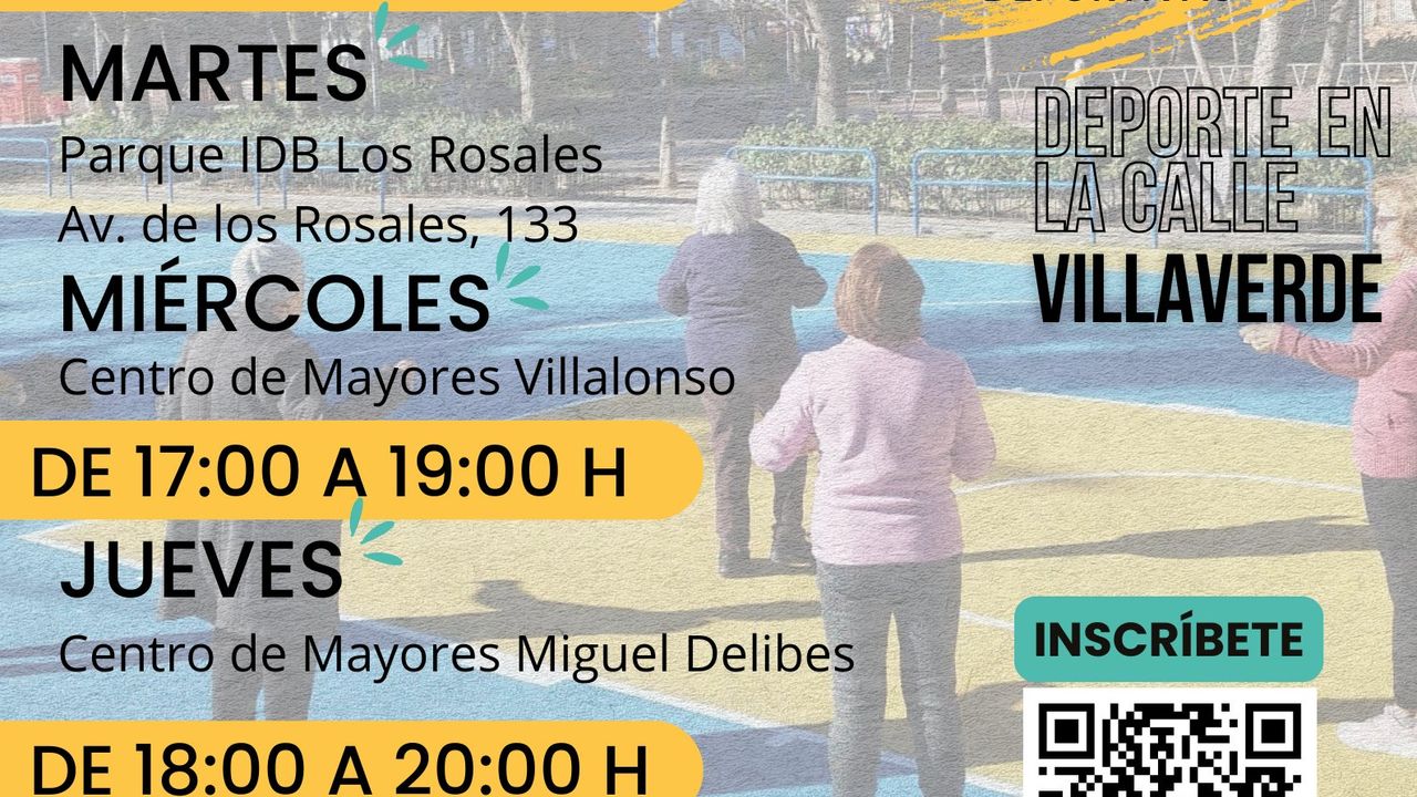 Parque y Salud - Deporte en la calle - Distrito de Villaverde