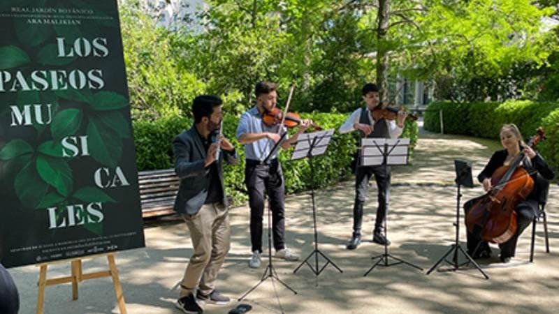 Los paseos musicales del Real Jardín Botánico