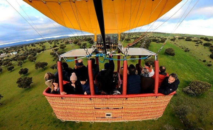Paseo en globo por el Parque Regional del Guadarrama