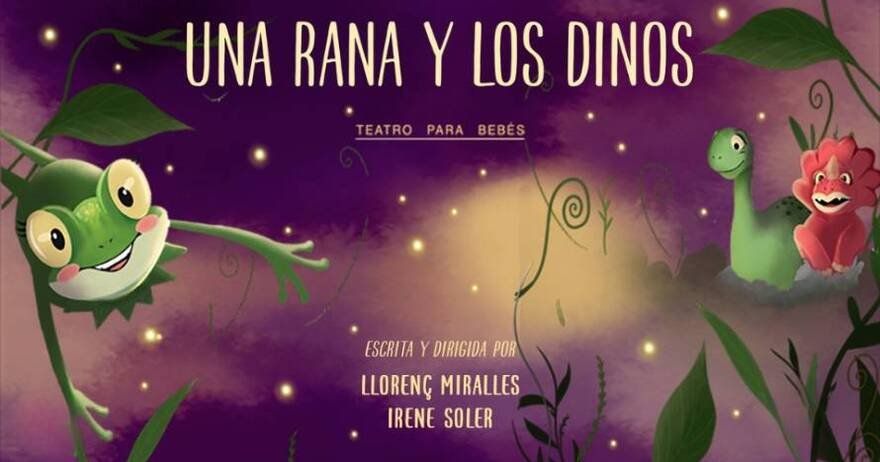 Una rana y los dinos