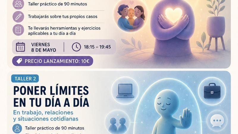 Ciclo de talleres prácticos: Poner límites para tu bienestar emocional