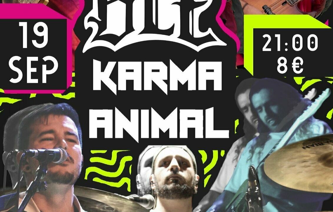 Karma Animal + Six Legged Elephant (6LE) en Barracudas Rock Bar MAdrid