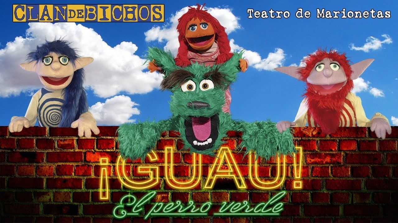 ¡Guau! El perro verde