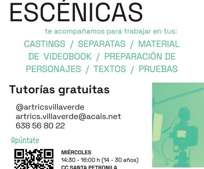 Tutorías sobre artes escénicas
