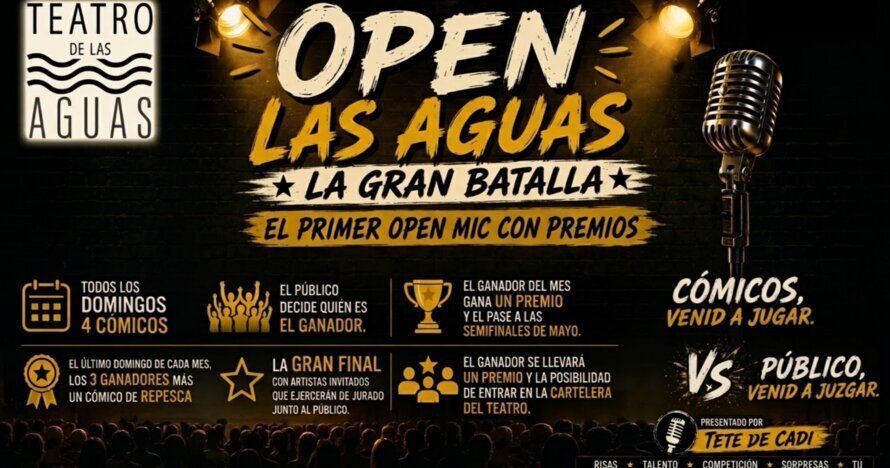 La Cueva Comedy. Open Las Aguas
