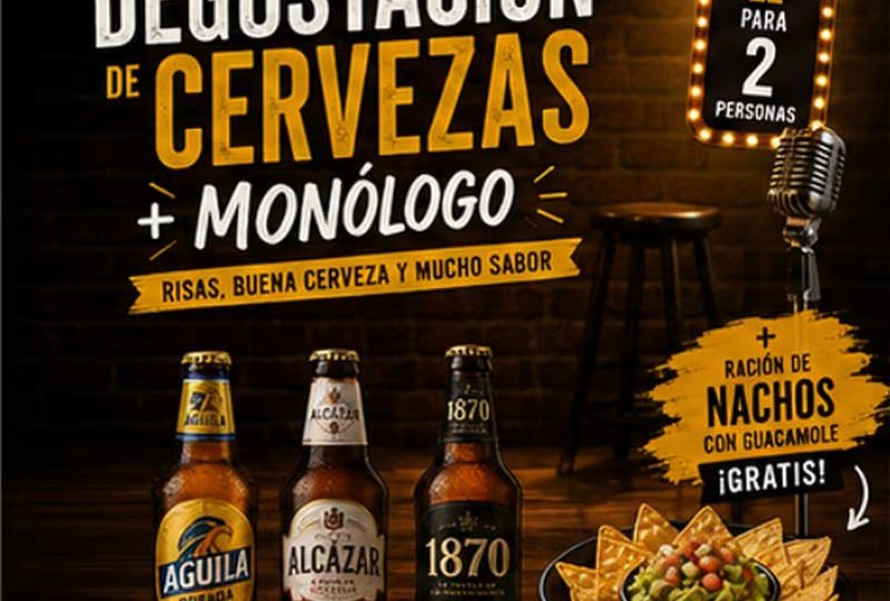 Degustación de cervezas + monólogo