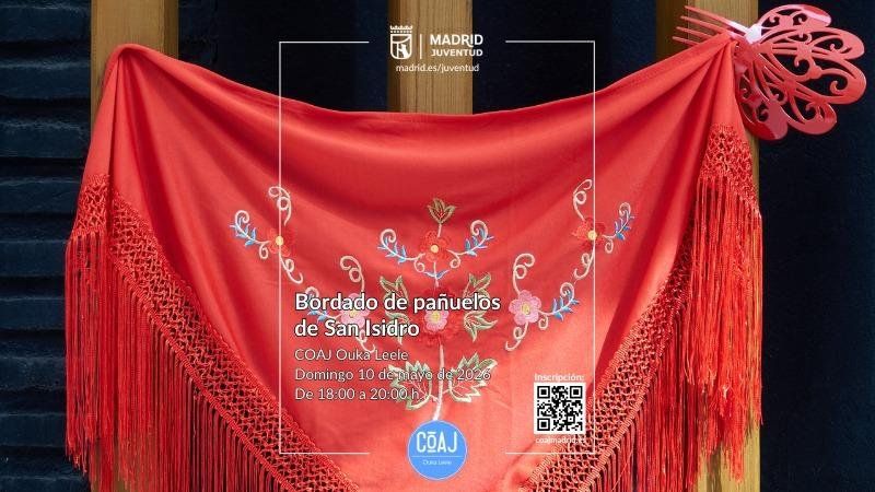 Bordado de pañuelos de San Isidro