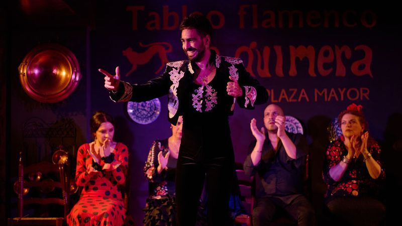 Espectáculo flamenco en el Tablao La Quimera
