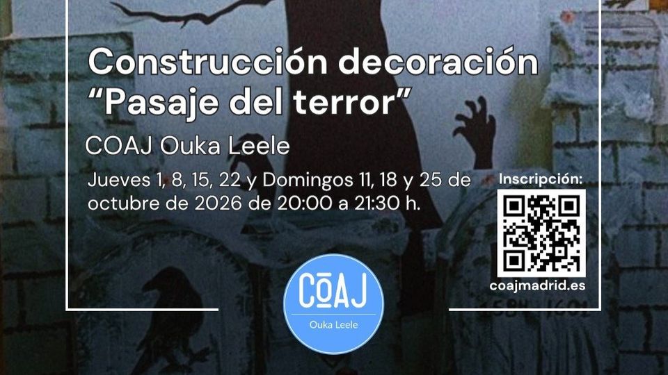 Construcción decoración Pasaje del terror
