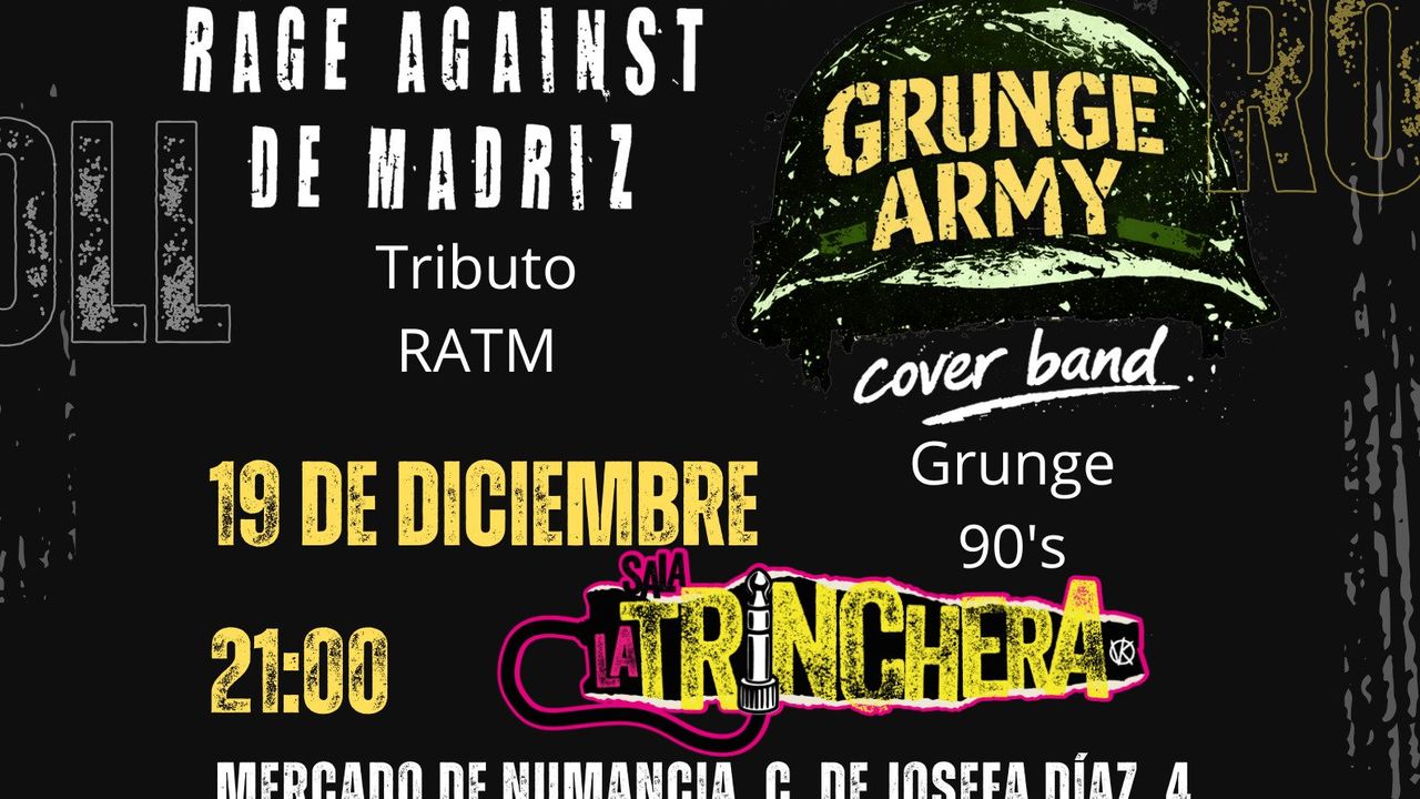 Rock 90's con RADM y Grunge army