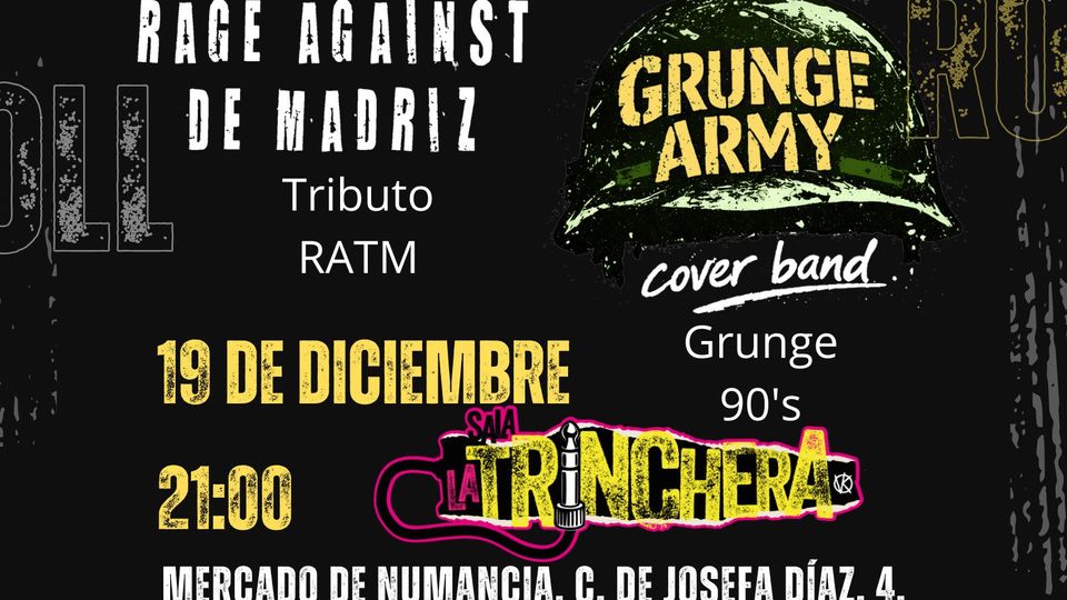 Rock 90's con RADM y Grunge army
