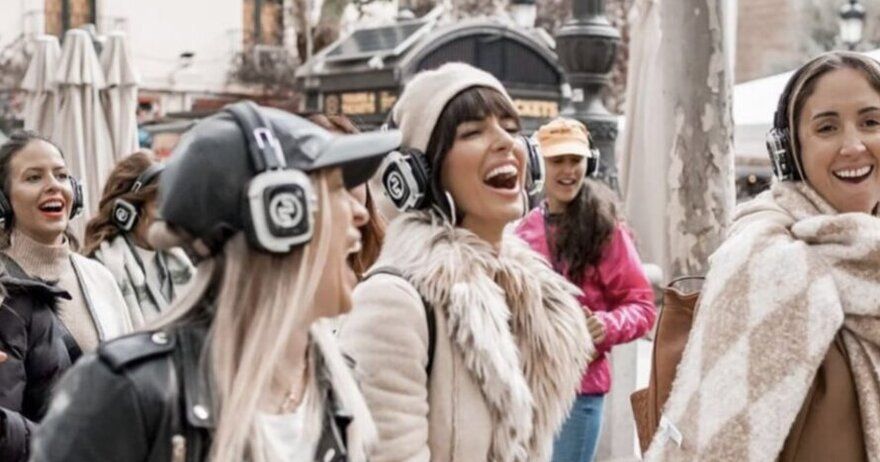 Bailaloloco Disco Tours Silencioso en Madrid Plaza de Ramales