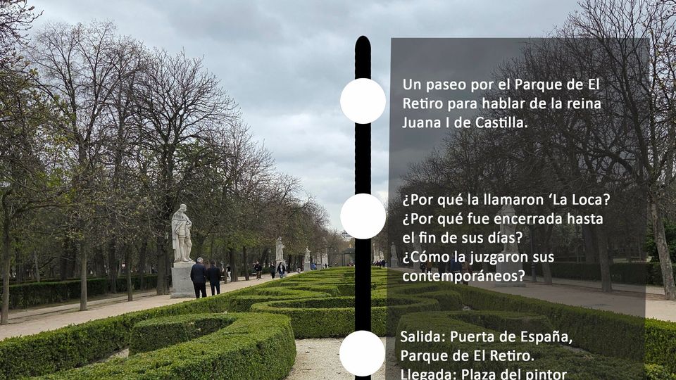Ruta histórica 'El tour de la Reina Juana... ¿La loca?'. Con Auf dem Trampolin