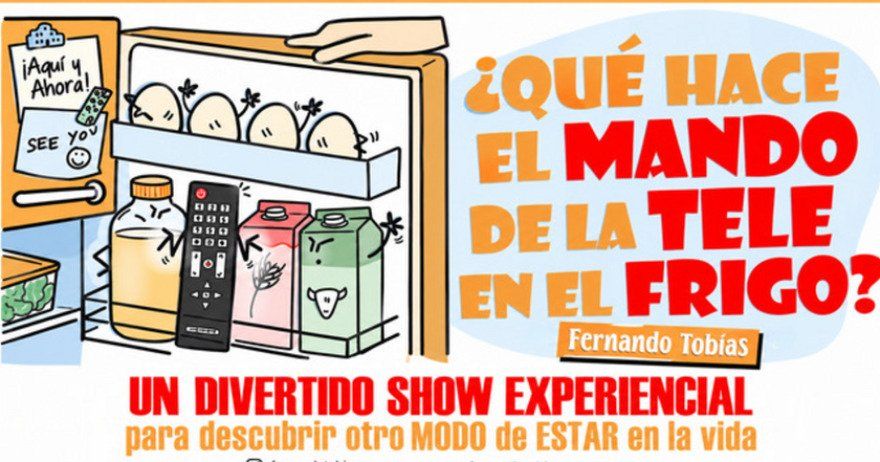 ¿Qué hace el mando de la TV en el frigo?