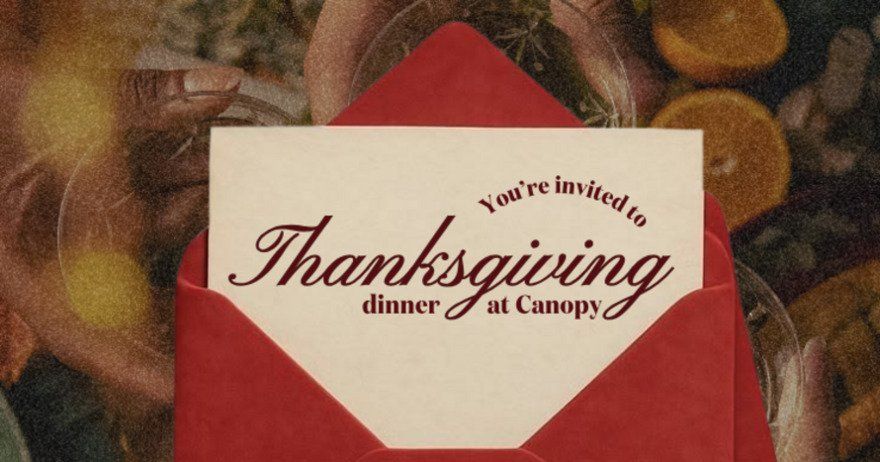 Canopy Thanksgiving Dinner by Ignacio Martinez