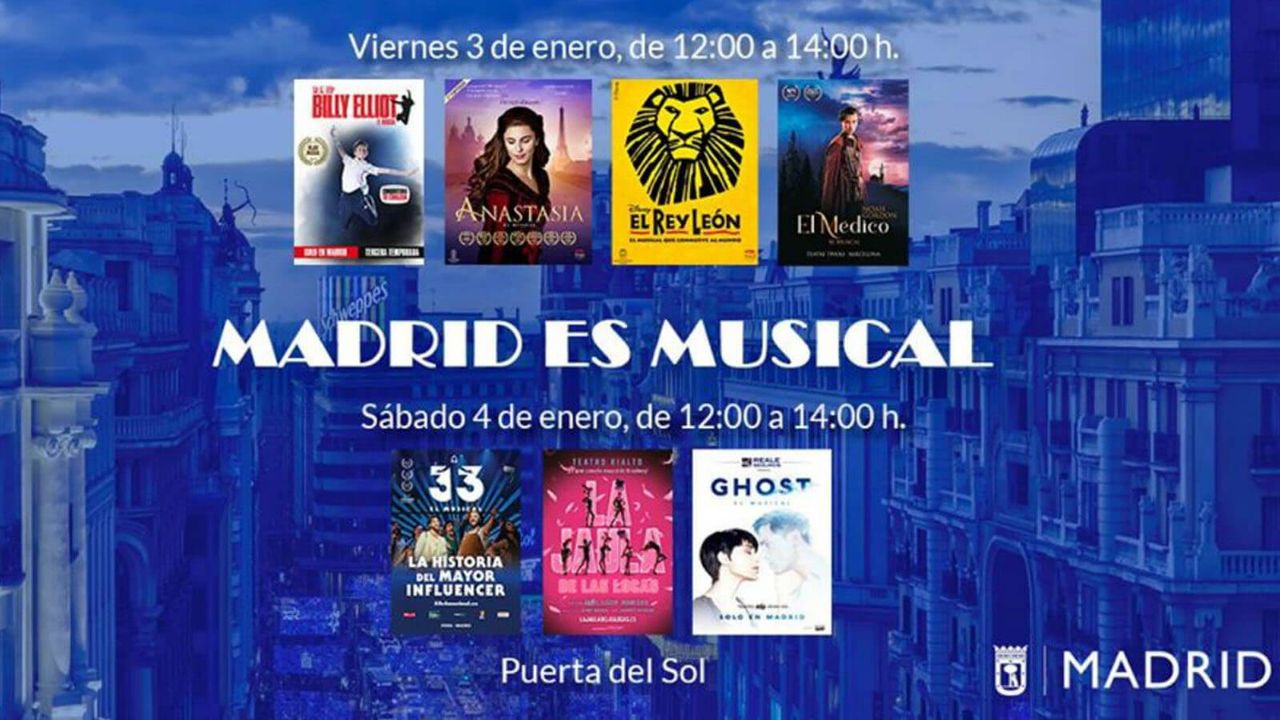 Los mejores musicales de Madrid, gratis en la Puerta del Sol