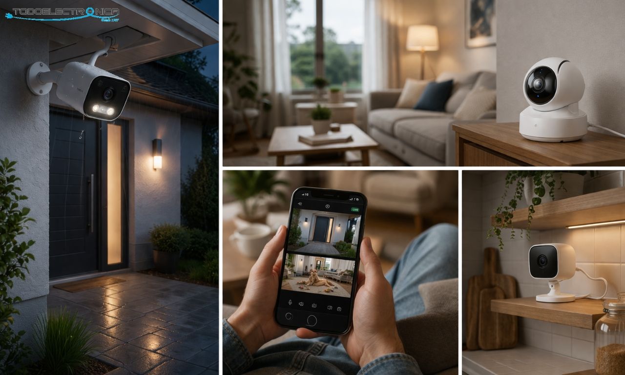 Cámaras de seguridad. Foto: Todoelectronica
