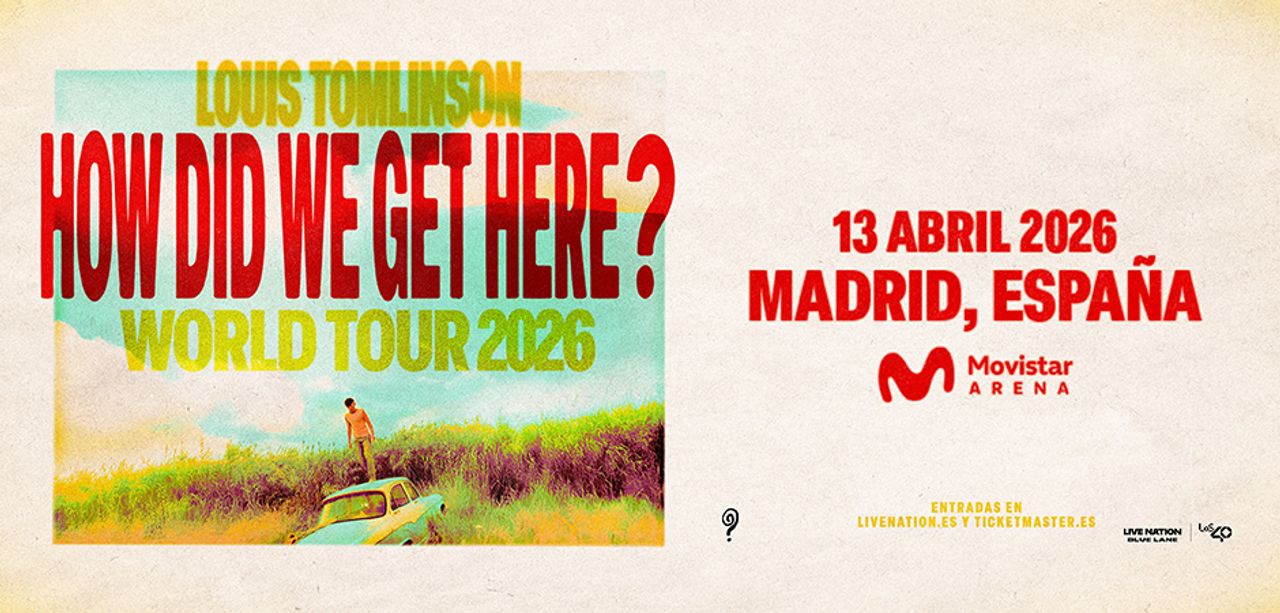 Cartel Louis Tomlinson Tour. Foto: Movistar Arena.
