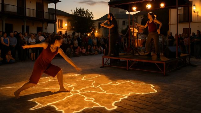 Arte vivo en la plaza recorre once municipios de Madrid hasta el 6 de septiembre