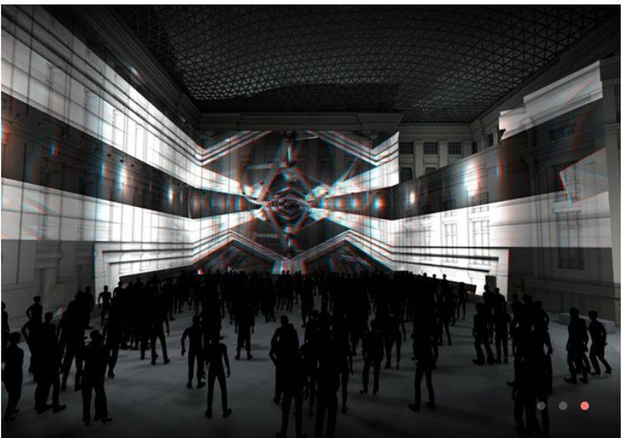 Paradoxa será proyectada en la Galería de Cristal del Palacio de Cibeles. Foto: LuzMadrid Festival