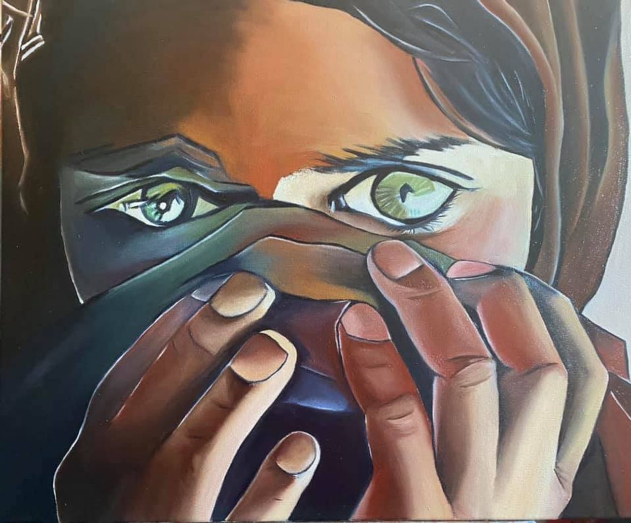 Obra Por qué. Foto: FB Ángeles Alonso Madroño