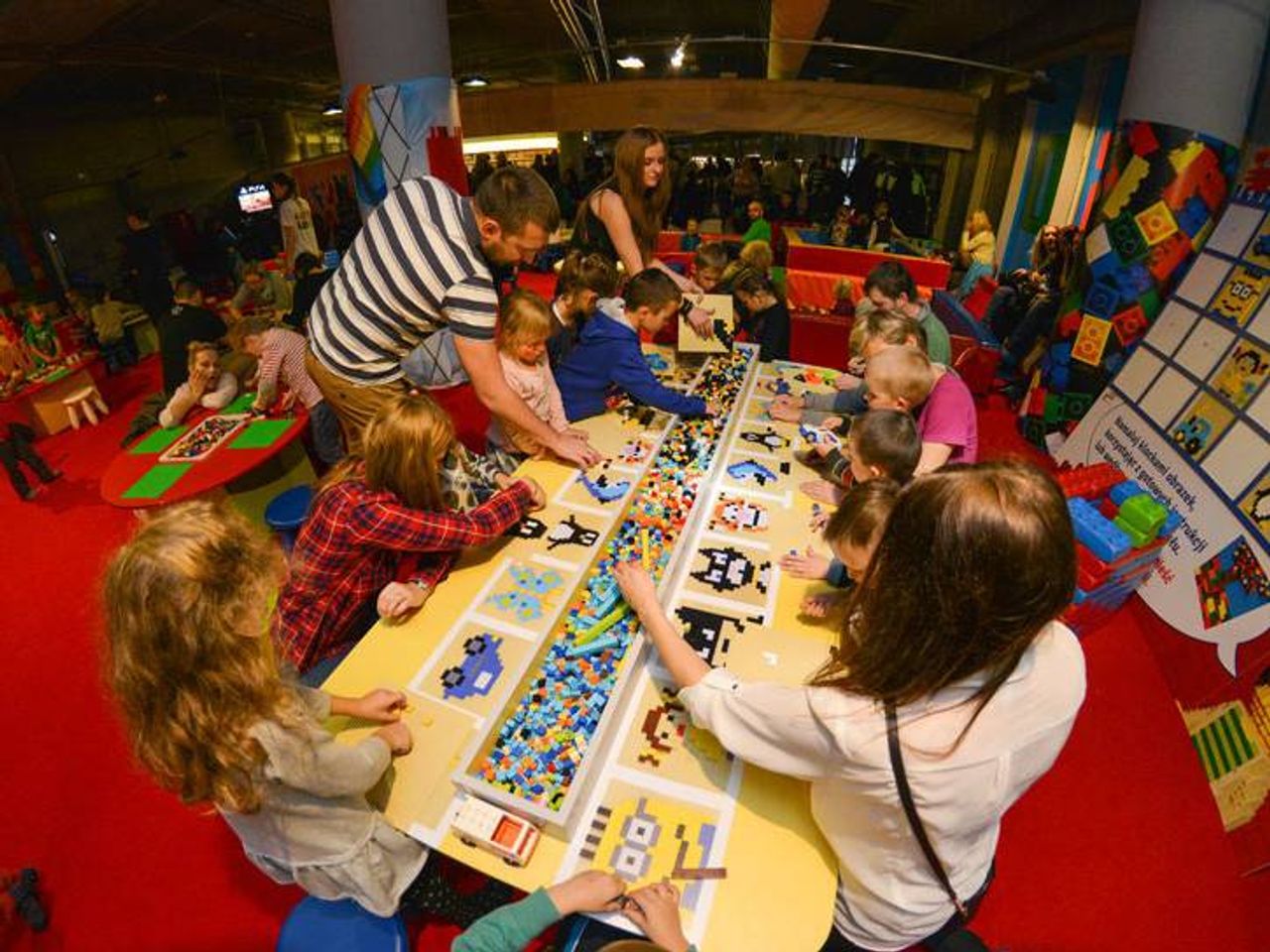 Fun Park la zona para dar rienda suelta a la imaginación. Foto: Expo Piezas Lego