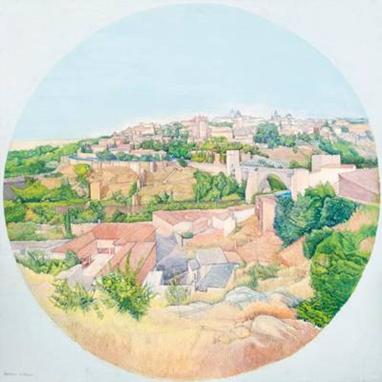 Son 19 pinturas y dibujos de variado formato. Foto: Zarabanda