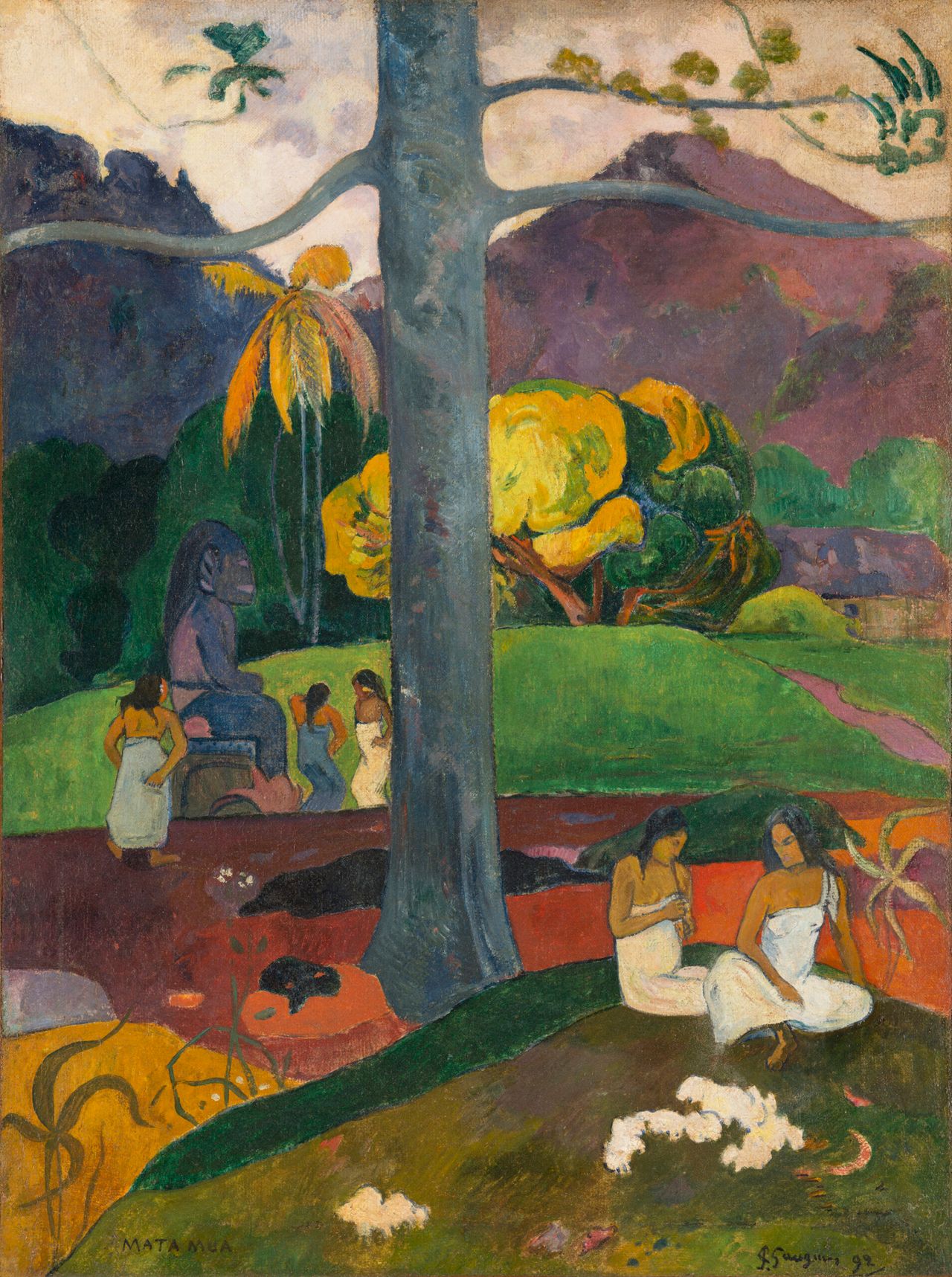Mata Mua. Autor: Paul Gauguin.