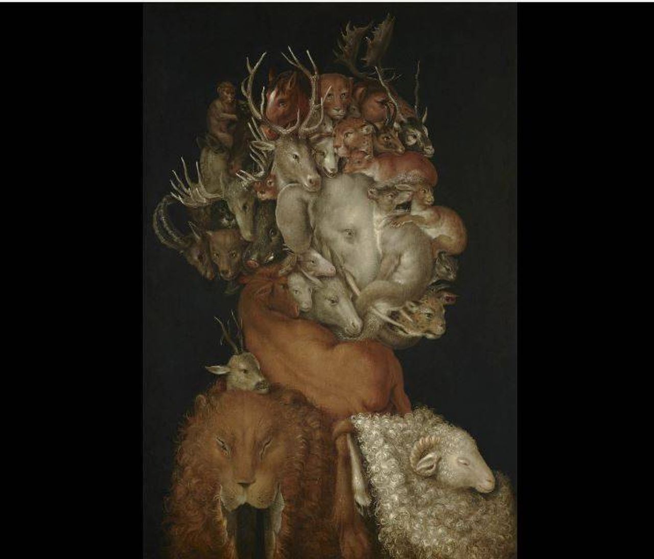 Giuseppe Arcimboldo. La tierra. Foto: Liechtenstein. The Princely Collections, Vaduz-Vienna