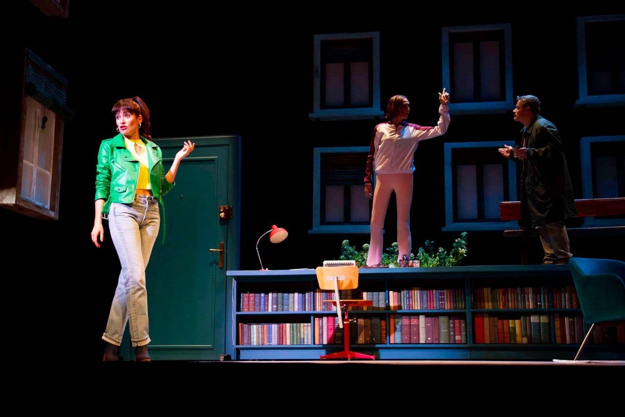 Jorge Sanz, María Barranco y Ana Turpin, protagonistas de la obra «El premio». Foto: Teatro Marquina