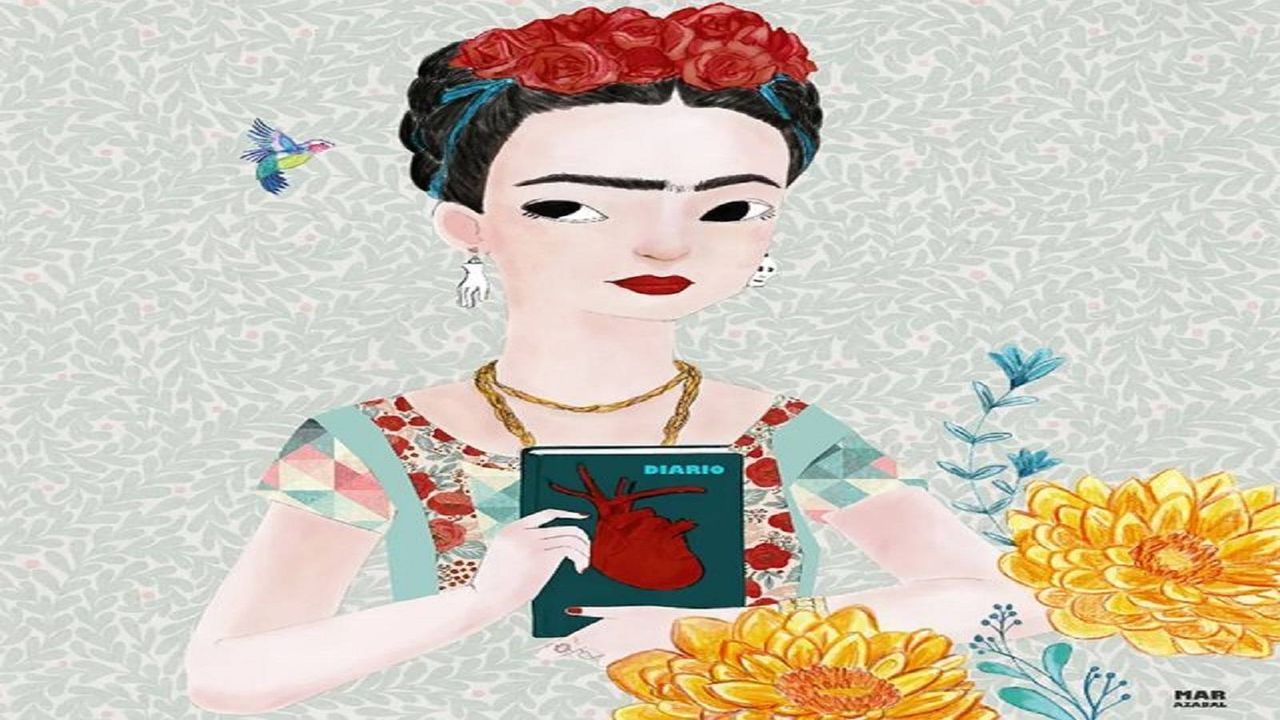 Un taller familiar para crear tu diario personal con el estilo de Frida Kahlo