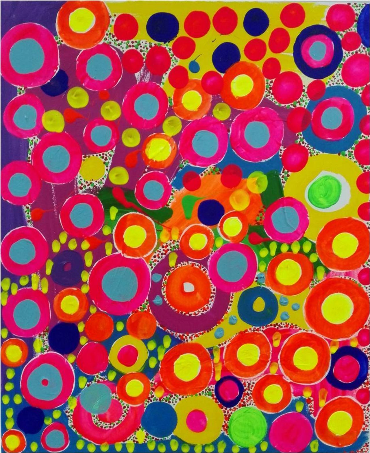 Gabino Amaya Cacho es pionero del «Puntillismo abstracto». Foto: Página Oficial Gabino Amaya