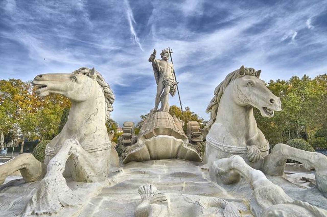 La fuente de Neptuno. Año 2017. Foto: ©2022 Antonello Dellanote