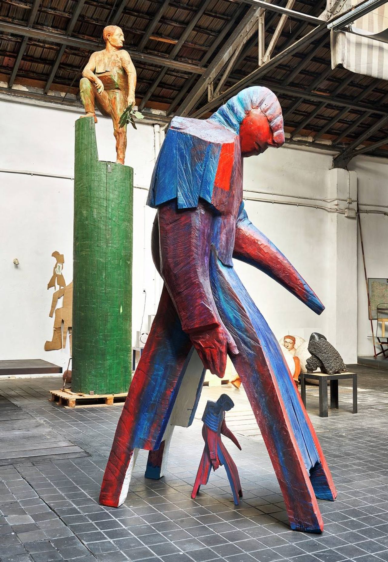 Son piezas únicas realizadas en madera. Foto: Galería Marlborough