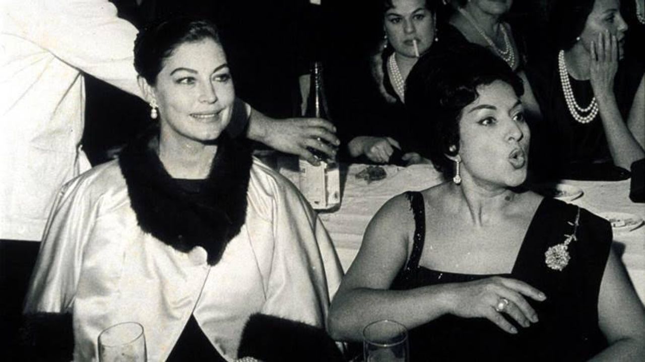 Lola Flores y Ava Gardner en Florida Park