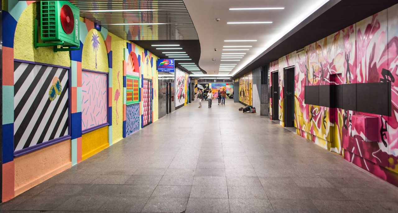 Murales en Pasadizo de Plaza de los Cubos. Foto: Madrid Street Art Project